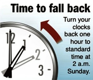 fall back clock